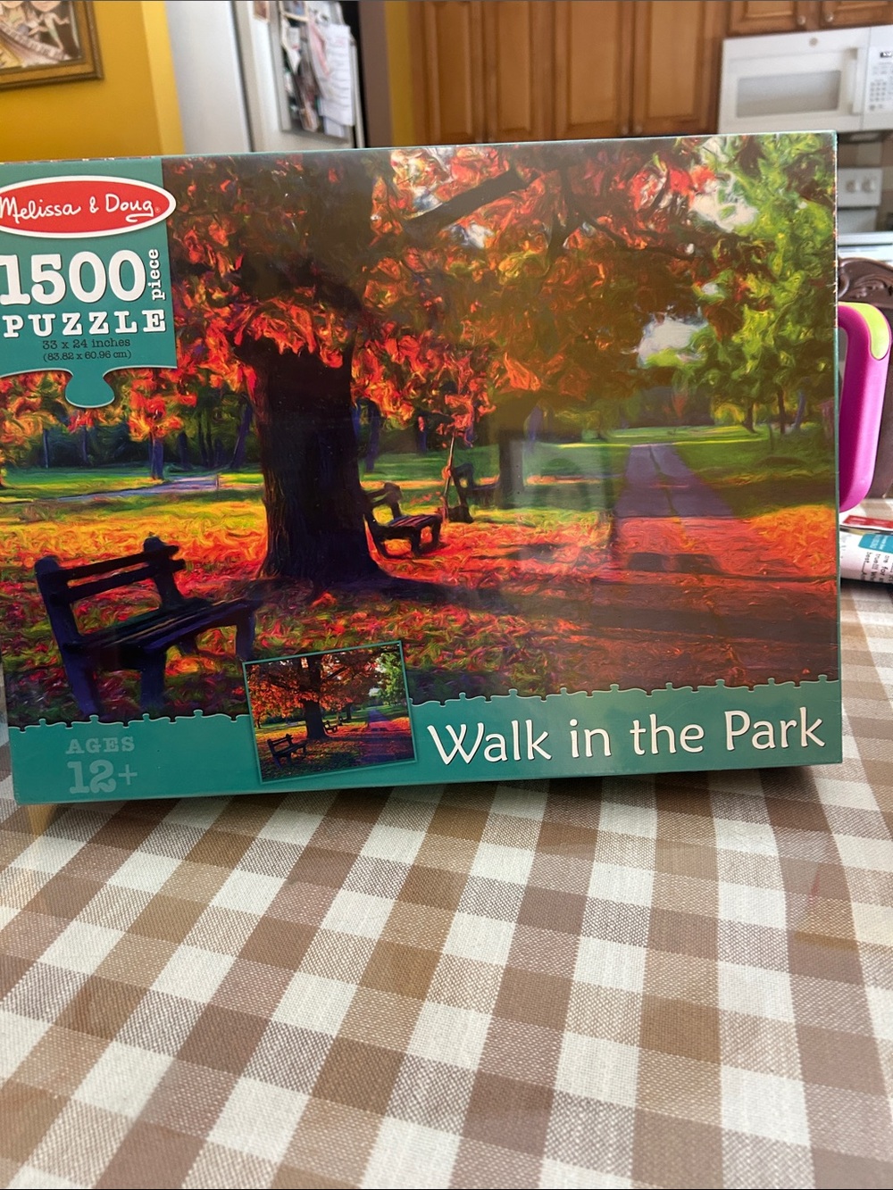 NWT Beautiful Melissa & Doug Walk in the Park 1500-Piece Puzzle